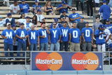 LOS ANGELES - JULY 16: Fans of the Los Angeles Dodgers looks on prior to the game against the Houston Astros on July 16, 2009 at Dodger Stadium in Los Angeles, California. (Photo by Stephen Dunn/Getty Images)