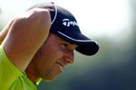 CHASKA, MN - AUGUST 12:  Sergio Garcia of Spain waits on the practice ground during the third preview day of the 91st PGA Championship at Hazeltine National Golf Club on August 12, 2009 in Chaska, Minnesota.  (Photo by Scott Halleran/Getty Images)