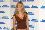 401315 18: Model Marissa Miller poses for photographers at the unveiling of 2002 Sports Illustrated Swimsuit edition February 19, 2002 in New York City. The cover features model Yamila-Daiz Rahl. (Photo by Lawrence Lucier/Getty Images)