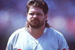 3 JUL 1994:  JOHN KRUK OF THE PHILADELPHIA PHILLIES DURING THE VISIT TO THE LOS ANGELES DODGERS AT DODGER STADIUM. Mandatory Credit: AL BELLO/ALLSPORT