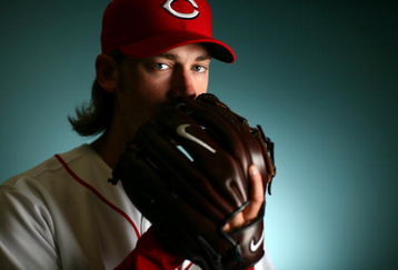 SARASOTA, FL - FEBRUARY 22:  Bronson Arroyo of the Cincinnati Reds poses for a portrait during the spring training photo day at Ed Smith Stadium February 22, 2008 in Sarasota, Florida.  (Photo by Robert Laberge/Getty Images)