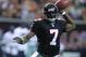 11 Nov 2001: Quarterback Michael Vick #7 of the Atlanta Falcons throws a pass against the Dallas Cowboys in the Georgia Dome in Atlanta, Georgia. The Falcons defeated the Cowboys 20-13. DIGITAL IMAGE. Mandatory Credit: Scott Halleran/ALLSPORT