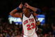 NEW YORK - NOVEMBER 4:  Quentin Richardson #23 of the New York Knicks gestures as he celebrates a play against the Washington Wizards November 4, 2005 at Madison Square Garden in New York, New York. The Wizards defeated the Knicks 86-75.  NOTE TO USER: User expressly acknowledges and agrees that, by downloading and/or using this Photograph, user is consenting to the terms and conditions of the Getty Images License Agreement.  (Photo by Nick Laham/Getty Images) 