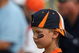 BOURBONNAIS, IL - AUGUST 4: A young fan of the Chicago Bears watches a training camp practice at Olivet Nazarene University August 4, 2009 in Bourbonnais, Illinois. (Photo by Jonathan Daniel/Getty Images)