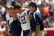 FOXBORO, MA - SEPTEMBER 7:  Quarterback Tom Brady #12 of the New England Patriots walks off the field with the aid of the Patriots staff after being injured on a play during their NFL game against the Kansas City Chiefs on September 7, 2008 at Gillette Stadium in Foxboro, Massachusetts. The Patriots defeated the Chiefs 17-10. (Photo by Elsa Garrison/Getty Images)