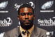 PHILADELPHIA - AUGUST 14: Michael Vick of the Philadelphia Eagles speaks at a press conference at the NovaCare Complex on August 14, 2009 in Philadelphia, Pennsylvania. Vick signed a one-year contract, with a second year option, with the Eagles.  (Photo by Larry French/Getty Images)