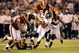 BALTIMORE, MD - AUGUST 13:  Matt Lawrence #32 of the Baltimore Ravens runs with the ball during a NFL preseason football game against the Washington Redskins on August 13, 2009 at M & T Bank Stadium in Baltimore, Maryland.   (Photo by Mitchell Layton/Getty Images)