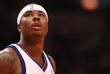 NEW YORK - MARCH 07:  Quentin Richardson #23 of the New York Knicks looks on against the Charlotte Bobcats on March 7, 2009 at Madison Square Garden in New York City. NOTE TO USER: User expressly acknowledges and agrees that, by downloading and or using this photograph, User is consenting to the terms and conditions of the Getty Images License Agreement.  (Photo by Nick Laham/Getty Images)