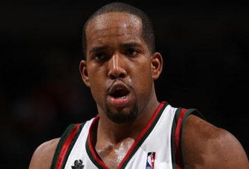 MILWAUKEE - JANUARY 22:  Michael Redd #22 of the Milwaukee Bucks steps to the foul line against the Phoenix Suns at the Bradley Center on January 22, 2008 in Milwaukee, Wisconsin. The Suns won 114-105. NOTE TO USER: User expressly acknowledges and agrees that, by downloading and/or using this Photograph, user is consenting to the terms and conditions of the Getty Images License Agreement.  (Photo by Jonathan Daniel/Getty Images)