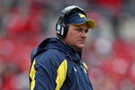 COLUMBUS, OH - NOVEMBER 22:  Rich Rodriguez the Head Coach of the Michigan Wolverines is pictured during the Big Ten Conference game against the Ohio State Buckeyes at Ohio Stadium on November 22, 2008 in Columbus, Ohio.  (Photo by Andy Lyons/Getty Images)