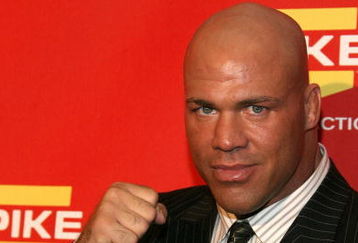 LAS VEGAS - DECEMBER 07:  Pro wrestler Kurt Angle arrives at Spike TV's 2007 'Video Game Awards' at the Mandalay Bay Events Center on December 7, 2007 in Las Vegas, Nevada.  (Photo by Frazer Harrison/Getty Images)
