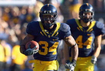 BERKELEY, CA - OCTOBER 25: Runningback Shane Vereen #34 of the Cal Golden Bears carries the ball during the game against the UCLA Bruins iat Memorial Stadium on October 25, 2008 in Berkeley, California. (Photo by Jeff Gross/Getty Images)