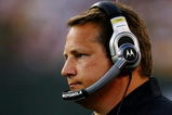 GREEN BAY, WI - AUGUST 15:  Head coach Eric Mangini of the Cleveland Browns looks on during the first quarter against the Green Bay Packers during the preseason game at Lambeau Field on August 15, 2009 in Green Bay, Wisconsin. (Photo by Jonathan Daniel/Getty Images)