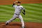 HOUSTON - OCTOBER 26:  Starting pitcher Freddy Garcia #34 of the Chicago White Sox throws a pitch against the Houston Astros during the first inning of Game Four of the 2005 Major League Baseball World Series at Minute Maid Park on October 26, 2005 in Houston, Texas.  (Photo by Lisa Blumenfeld/Getty Images)