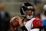 DETROIT, MI - AUGUST 15: Quarterback Matt Ryan #2 of the Atlanta Falcons drops back to pass the football against the Detroit Lions at Ford Field on August 15, 2009 in Detroit, Michigan. (Photo by Scott Boehm/Getty Images)