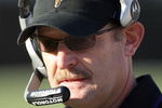JACKSONVILLE, FL - NOVEMBER 23:  Head coach Brad Childress of the Minnesota Vikings watches the action in a game against the Jacksonville Jaguars during the game at Jacksonville Municipal stadium on November 23, 2008 in Jacksonville, Florida.  (Photo by Sam Greenwood/Getty Images)