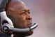 ORCHARD PARK, NY - AUGUST 15: Lovie Smith, head coach of the Chicago Bears watches the scoreboard during a break in play against the Buffalo Bills on August 15, 2009 at Ralph Wilson Stadium in Orchard Park, New York. (Photo by Rick Stewart/Getty Images)