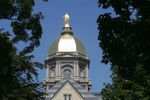 SOUTH BEND, IN - SEPTEMBER 01:  General view of the Notre Dame campus during the game between the Notre Dame Fighting Irish and the Georgia Tech Yellow Jackets on September 1, 2007 at Notre Dame Stadium in South Bend, Indiana. (Photo by Jonathan Daniel/Getty Images)