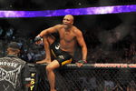 PHILADELPHIA - AUGUST 08:  Anderson Silva celebrates after defeating Forrest Griffin during their light heavyweight bout at UFC 101: Declaration at the Wachovia Center on August 8, 2009 in Philadelphia, Pennsylvania.  (Photo by Jon Kopaloff/Getty Images)