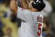LOS ANGELES, CA - AUGUST 17:  Albert Pujols #5 of the St. Louis Cardinals celebrates after hitting a solo home run in the fourth inning against the Los Angeles Dodgers at Dodger Stadium on August 17, 2009 in Los Angeles, California.  (Photo by Jeff Gross/Getty Images)