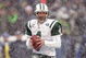 SEATTLE - DECEMBER 21:  Quarterback Brett Favre #4 of the New York Jets drops back to pass the ball during the game against the Seattle Seahawks on December 21, 2008 at Qwest Field in Seattle, Washington. The Seahawks defeated the Jets 13-3. (Photo by Otto Greule Jr/Getty Images)