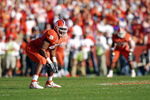 CLEMSON, SC - NOVEMBER 25: Josh Miller #47 the Clemson Tigers gets ready on the field during the game against  the South Carolina Gamecocks at Memorial Stadium on November 25, 2006 in Clemson, South Carolina. South Carolina won 31-28. (Photo by Grant Halverson/Getty Images)