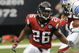ATLANTA, GA - SEPTEMBER 7: Safety Erik Coleman #26 of the Atlanta Falcons sets on defense against the Detroit Lions at the Georgia Dome on September 7, 2008 in Atlanta, Georgia.  (Photo by Al Messerschmidt/Getty Images) 