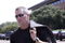 HATTIESBURG, MS - JULY 11:  Former NFL quarterback Brett Favre arrives for a funeral service for former NFL quarterback Steve McNair on July 11, 2009 in Hattiesburg, Mississippi.  (Photo by Dave Martin/Getty Images)