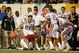 MIAMI - JANUARY 08:  Cade Holliday #22 and Major Wright #21 of the Florida Gators taunt Manuel Johnson #1 of the Oklahoma Sooners after Johnson couldn't hold on to the ball after taking a hard hit from Wright on the sideline during the FedEx BCS National Championship game at Dolphin Stadium on January 8, 2009 in Miami, Florida. Florida won 24-14. (Photo by Doug Benc/Getty Images)