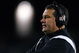 MUNCIE, IN - NOVEMBER 25: Head coach Brady Hoke of the Ball State Cardinals watches the Mid-American Conference (MAC) game against the Western Michigan Broncos at Scheumann Stadium November 25, 2008 in Muncie, Indiana. (Photo by Andy Lyons/Getty Images)
