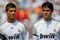 LANDOVER, MD - AUGUST 09:  Cristiano Ronaldo #9 (L) and Kaka #8 (R) of Real Madrid look on during introductions prior to facing D.C. United at Fed Ex Field on August 9, 2009 in Landover, Maryland. Real Madrid defeated D.C. United 3-0 in the friendly match.  (Photo by Doug Pensinger/Getty Images)
