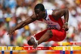 BEIJING - AUGUST 18:  Dayron Robles of Cuba competes in the Men's 110m Hurdles Heats  at the National Stadium on Day 10 of the Beijing 2008 Olympic Games on August 18, 2008 in Beijing, China.  (Photo by Michael Steele/Getty Images)