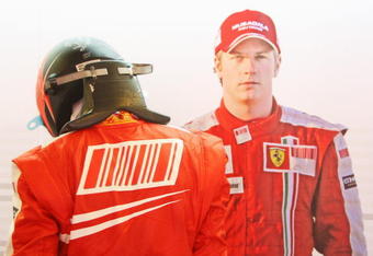 BUDAPEST, HUNGARY - JULY 25:  Kimi Raikkonen of Finland and Ferrari prepares to drive during the final practice session prior to qualifying for the Hungarian Formula One Grand Prix at the Hungaroring on July 25, 2009 in Budapest, Hungary.  (Photo by Mark Thompson/Getty Images)