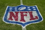 TAMPA, FL - OCTOBER 12: An NFL logo as the Tampa Bay Buccaneers host the Carolina Panthers at Raymond James Stadium on October 12, 2008 in Tampa, Florida.  (Photo by Al Messerschmidt/Getty Images)