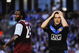 BURNLEY, ENGLAND - AUGUST 19:  Michael Owen of Manchester United holds his head during the Barclays Premier League match between Burnley and Manchester United at Turf Moor on August 19, 2009 in Burnley, England.  (Photoby Laurence Griffiths/Getty Images)