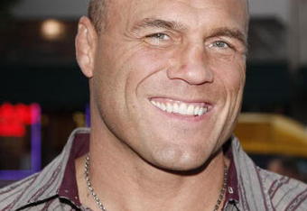 LOS ANGELES - APRIL 7:  Wrestler Randy Couture arrives at a special screening of Sony Pictures Classics' 'Redbelt' at the Egyptian Theatre on April 7, 2008 in Los Angeles, California. (Photo by Kevin Winter/Getty Images)