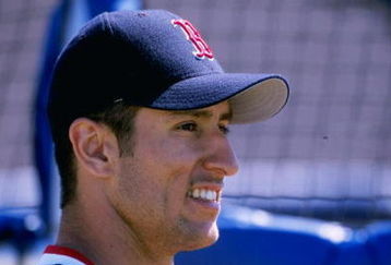 24 Feb 1998:  Nomar Garciaparra #5 of the Boston Red Sox during Spring Training at the City of Palms Park in Fort Myers, Florida. Mandatory Credit: Rick Stewart  /Allsport