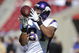 TAMPA, FL - NOVEMBER 16: Wide receiver Visanthe Shiancoe #81 of the Minnesota Vikings warms up for play against the Tampa Bay Buccaneers at Raymond James Stadium on November 16, 2008 in Tampa, Florida. (Photo by Al Messerschmidt/Getty Images)