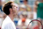 MONTREAL, QC - AUGUST 16:  Andy Murray of Great Britain celebrates winning the second set against Juan Martin Del Potro of Argentina during the final of the Rogers Cup at Uniprix Stadium on August 16, 2009 in Montreal, Canada.  (Photo by Matthew Stockman/Getty Images)