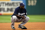 PHILADELPHIA - OCTOBER 01: Bill Hall #2 of the Milwaukee Brewers waits for a pitching change against the Philadelphia Phillies during Game 1 of the NLDS Playoffs at Citizens Bank Ballpark on October 1, 2008 in Philadelphia, Pennsylvania.  (Photo by Nick Laham/Getty Images)