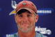 EDEN PRAIRIE, MN - AUGUST 18: Brett Favre talks with the media after his first practice with the Minnesota Vikings on August 18, 2009 at Winter Park in Eden Prairie, Minnesota. (Photo by Scott A. Schneider/Getty Images)