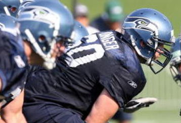 RENTON, WA - JULY 31:  Guard Max Unger #60 practices during training camp at the Seahawks training facility on July 31, 2009 in Renton, Washington. (Photo by Otto Greule Jr/Getty Images) 