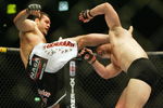 MANCHESTER, UNITED KINGDOM - APRIL 21: Gabriel Gonzaga of USA knocks out Mirko Cro Cop of Croatia during a Heavyweight bout of the Ultimate Fighting Championship at the Manchester Evening News Arena on April 21, 2007 in Manchester, England.  (Photo by Gary M. Prior/Getty Images)