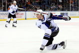 UNIONDALE, NY - APRIL 04:  Steven Stamkos #91 of the Tampa Bay Lightning skates against the New York Islanders on April 4, 2009 at Nassau Coliseum in Uniondale, New York. The Isles defeated the Lightning 3-1.  (Photo by Jim McIsaac/Getty Images)