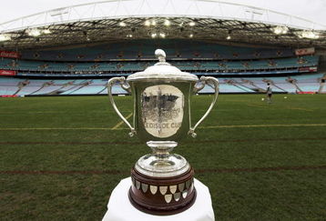 SYDNEY, AUSTRALIA - AUGUST 21:  The Bledisloe cup is displayed during the New Zealand All Blacks captain's run at ANZ Stadium on August 21, 2009 in Sydney, Australia.  (Photo by Robert Gray/Getty Images)