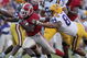 BATON ROUGE, LA - OCTOBER 25:  Knowshon Moreno #24 of Georgia outruns the tackle of Rahim Alem #84 in the second half of their football game at Tiger Stadium on October 25, 2008 in Baton Rouge, Louisiana.  Georgia won 52-38. (Photo by Dave Martin/Getty Images)