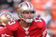 SAN FRANCISCO - AUGUST 14: Quarterback Shaun Hill #13 of the San Francisco 49ers draws back in the pocket against the Denver Broncos during the preseason game on August 14, 2009 at Candlestick Park in San Francisco, California. (Photo by Jed Jacobsohn/Getty Images)