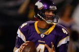 MINNEAPOLIS, MN - AUGUST 21: Quarterback Brett Favre #4 of the Minnesota Vikings drops back to pass the football against the Kansas City Chiefs at Hubert H. Humphrey Metrodome on August 21, 2009 in Minneapolis, Minnesota. (Photo by Scott Boehm/Getty Images)