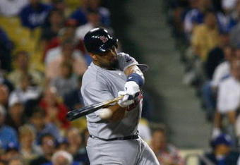 LOS ANGELES, CA - AUGUST 17:  Albert Pujols #5 of the St. Louis Cardinals bats against the Los Angeles Dodgers at Dodger Stadium on August 17, 2009 in Los Angeles, California.  (Photo by Jeff Gross/Getty Images)