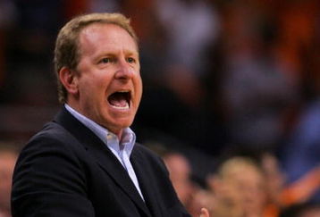 PHOENIX - MAY 16:  Phoenix Suns owner Robert Sarver reacts during the game against the San Antonio Spurs in Game Five of the Western Conference Semifinals during the 2007 NBA Playoffs at US Airways Center on May 16, 2007 in Phoenix, Arizona. NOTE TO USER: User expressly acknowledges and agrees that, by downloading and or using this Photograph, user is consenting to the terms and conditions of the Getty Images License Agreement.  (Photo by Lisa Blumenfeld/Getty Images)